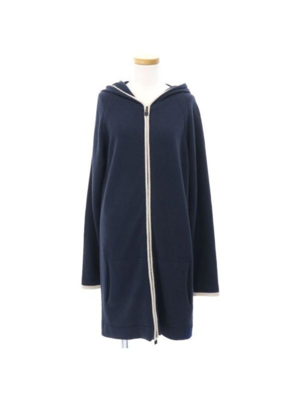 Chanel Long Cardigan Navy